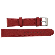 Ремінець для годинника зі шкіри Mykhail Ikhtyar 18 мм Червоний (S709-18-1S red)