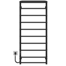 Рушникосушарка електрична Стандарт з полицею П10 500х1200 Deffi Чорний JD03 (C.SP.120.50.10.E.B.L.1)