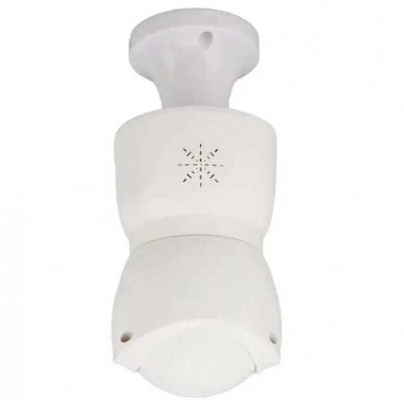 IP камера відеоспостереження в патрон RIAS V380-E27 (v380 APP) Wi-Fi 2 об'єктива 2MP+2MP White