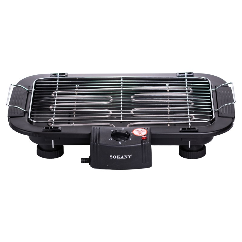 Електричний гриль-барбекю Sokany 2000 Вт Чорний (SK-273BG)