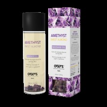 Масажна олія EXSENS Amethyst Sweet Almond (розслаблювальна, з аметистом) 100мл, натуральна