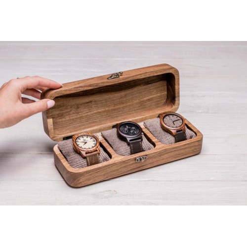 Дизайнерська підставка для наручних годинників ecoWalnut 7х26.5х9.5 см Дизайнерська підставка для наручних годинників ecoWalnut 7х26.5х9.5 см