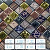 Самоклеюча алюмінієва плитка Sticker Wall 300х300х3 мм Різнокольоровий (SW-00001925)