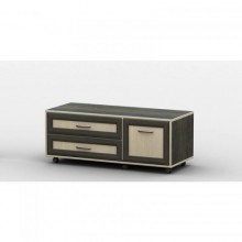 Тумба під телевізор Тиса Мебель ТВ-241 Венге Дуб молочний 44x45x90 см