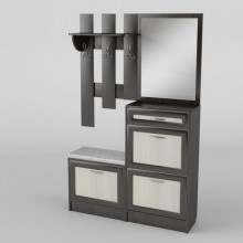 Передпокій Тиса Мебель-6 Венге Молочний 204.5x35x120 см