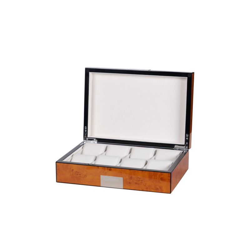 Скринька для зберігання годинників Salvadore WB/2022/8.BURL Brown