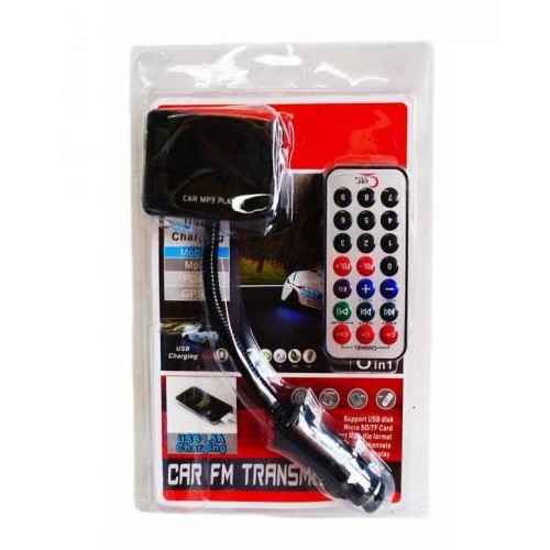 Автомобільний FM-модулятор 856 USB/micro SD від прикурювача Black (av052-hbr) Автомобільний FM-модулятор 856 USB/micro SD від прикурювача Black (av052-hbr)