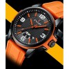 Наручний годинник чоловічий NaviForce Young Orange Чорний (2626143813)
