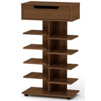 Тумба для взуття ТО-15 Компанит Горіх екко (60х32х104,8 см) Тумба для взуття ТО-15 Компанит Горіх екко (60х32х104,8 см)