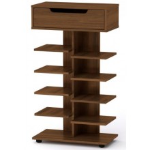 Тумба для взуття ТО-15 Компанит Горіх екко (60х32х104,8 см)