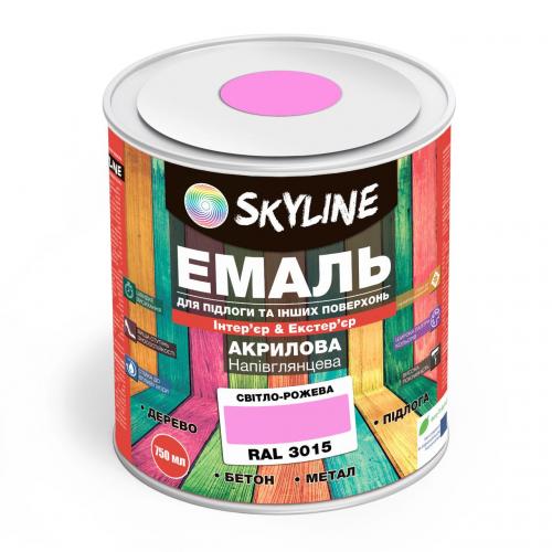 Эмаль для пола и других поверхностей акриловая SkyLine Розовая RAL 3015 0.75 л в інтернет супермаркеті PbayMarket!