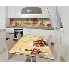 Наклейка 3Д вінілова на стіл Zatarga «Стара листівка» 600х1200 мм (Z183341st)