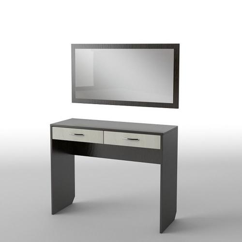 Туалетний столик Тиса Мебель БС-20 Венге Дуб молочний 75x40x100 см Туалетний столик Тиса Мебель БС-20 Венге Дуб молочний 75x40x100 см