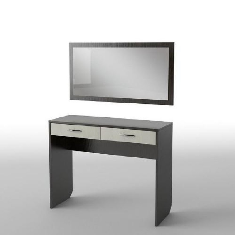 Туалетний столик Тиса Мебель БС-20 Венге Дуб молочний 75x40x100 см