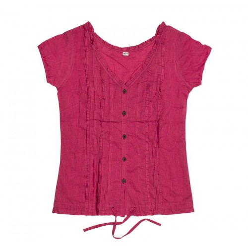 Блуза з коротким рукавом Karma Bianca Top Коттон Розмір S Пурпурово-рожевий (20176) в інтернет супермаркеті PbayMarket!