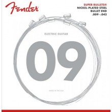 Струни для електрогітари Fender 3250L Super Bullets Nickel-Plated Steel Electric Guitar Strings 9/42