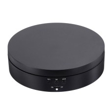 Поворотний стіл для предметної фотозйомки і демонстрації предметів з 3-ма швидкостями Bakeey 13B, діаметром 13 см, чорний