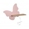 Настінний світильник Candellux Butterfly 40x29.5 см Коричнево-рожевий (21-85177)