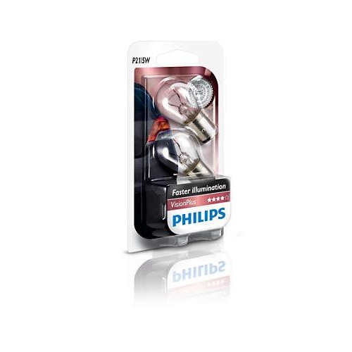 Автолампа ук. PHILIPS 12499VPB2 P21/5W 12V 21/5W BAY15d VisionPlus в інтернет супермаркеті PbayMarket!