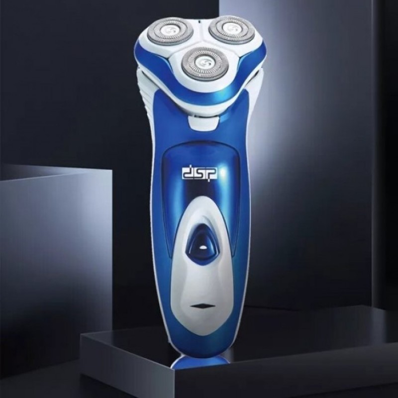 Акумуляторна вологостійка чоловіча електробритва з плаваючими ножами Dsp 60081 (49241)