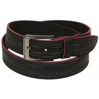 Шкіряний ремінь Skipper 110-130 x 3.8 см Чорний (1099-38)