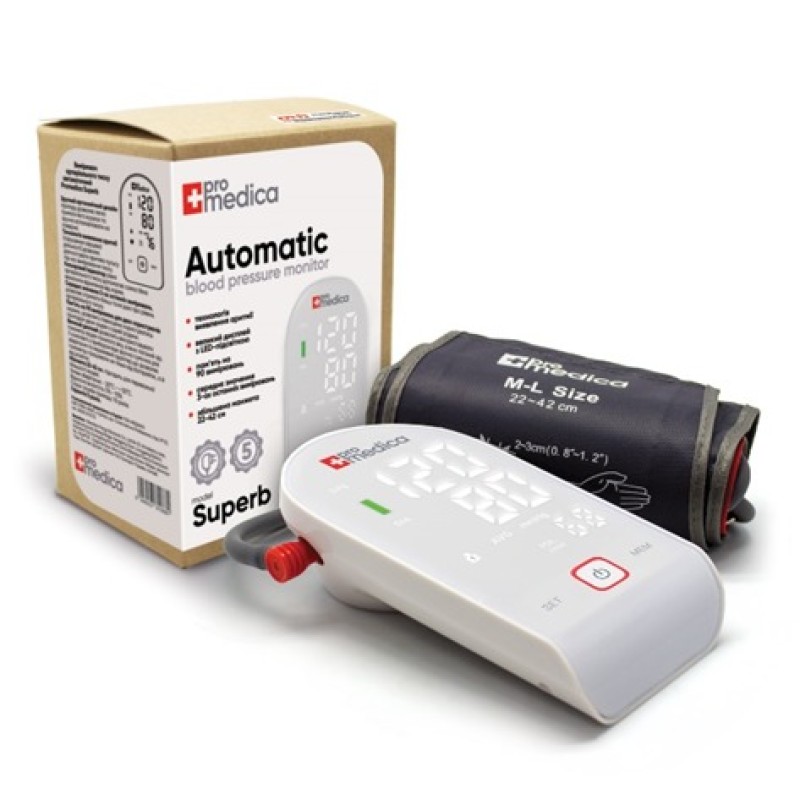 Автоматичний електронний тонометр ProMedica Suberb