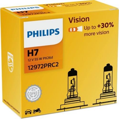 Автолампа PHILIPS 12972PRC2 H7 55W 12V PX26d Premium 2pcs. в інтернет супермаркеті PbayMarket!