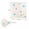 Панель стінова 3D 700х770х4мм блакитні квіти (D) Sticker Wall SW-00001977