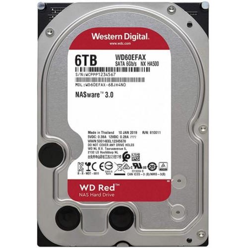 Накопичувач HDD SATA 6.0TB WD Red NAS 5400rpm 256MB (WD60EFAX) в інтернет супермаркеті PbayMarket!