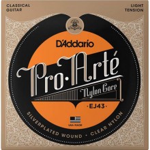 Струни для класичної гітари D'Addario EJ43 Classic Guitar Strings Light Tension