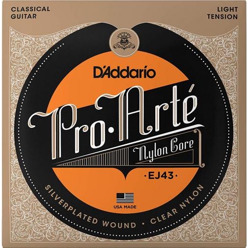 Струни для класичної гітари D'Addario EJ43 Classic Guitar Strings Light Tension Струни для класичної гітари D'Addario EJ43 Classic Guitar Strings Light Tension