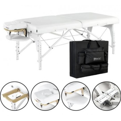 Масажний стіл Master Massage Barcelona White 84x183 см (104057) Масажний стіл Master Massage Barcelona White 84x183 см (104057)
