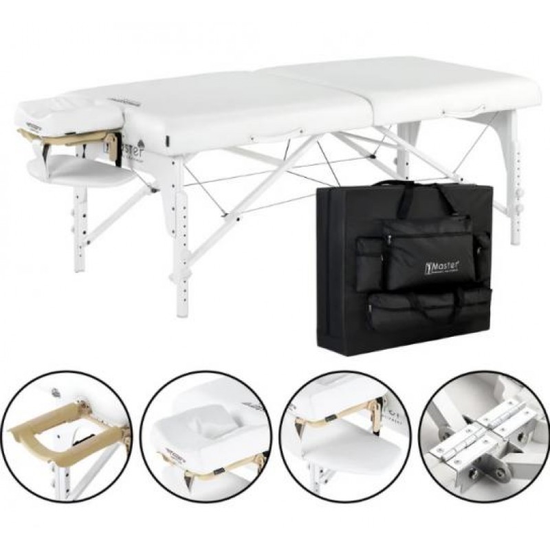 Масажний стіл Master Massage Barcelona White 84x183 см (104057)