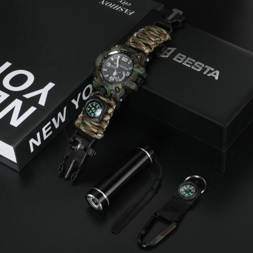 Подарунковий набір BESTA Box Military Light з компасом Темно-зелений (3363) Подарунковий набір BESTA Box Military Light з компасом Темно-зелений (3363)