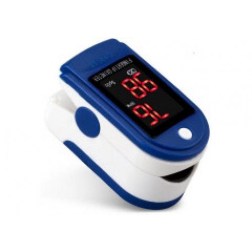 Пульсоксиметр Heal Force Fingertip Pulse Oximeter Синій + багаторазова маска чорна в подарунок (0227) в інтернет супермаркеті PbayMarket!