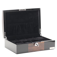 Скринька для зберігання годинникіа Salvadore 807-8ZBB 295х205х100 мм Чорно-коричневий