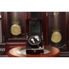 Скринька Salvadore для підзавода 2 годинників 1051/GB/F5 18х18х19 см Коричнево-чорний