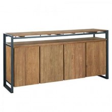 Комод у стилі Loft NS-263 1030x2000x450 мм Черный
