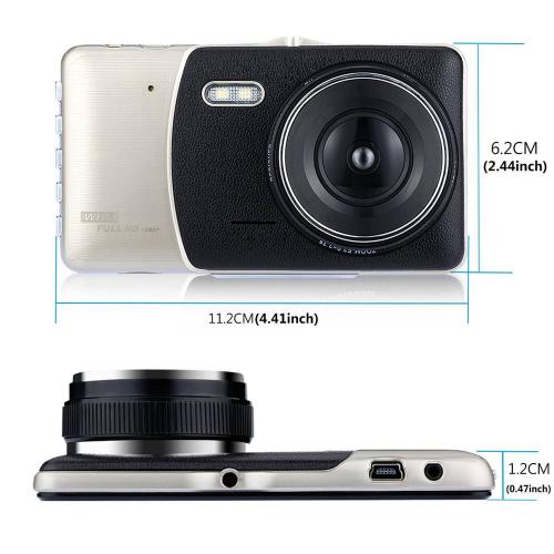 Відеореєстратор автомобільний з двома камерами та екраном Strong 5030ST 4 запис відео 1080P G-сенсор