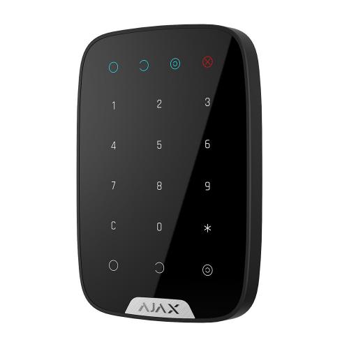 Безпроводова сенсорна клавіатура Ajax KeyPad чорна Безпроводова сенсорна клавіатура Ajax KeyPad чорна