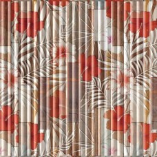 Самоклеющаяся декоративная 3D панель 3D mіх 3109-8 Бамбук лилия 700x700x8 мм