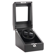 Скринька Salvadore для підзаводу 2 годинників 024/PU/SW 19х25х21,5 см Чорний