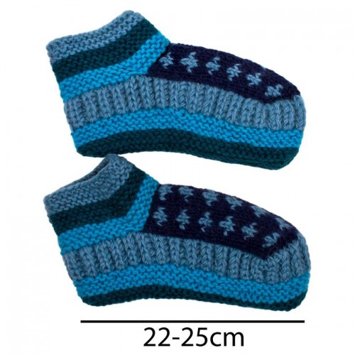 Шкарпетки домашні Kathmandu вовна яка М (22-25 см) Блакитний Синій (27222) в інтернет супермаркеті PbayMarket!