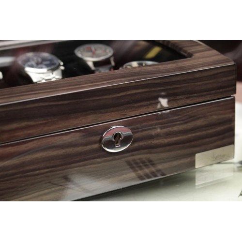 Скринька для зберігання годинників Salvadore WB/3035/6BGB 230х95х230 мм Коричнево-чорний Скринька для зберігання годинників Salvadore WB/3035/6BGB 230х95х230 мм Коричнево-чорний