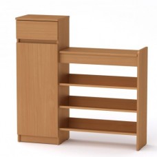 Тумба для взуття Компанит ТО 16 100х28х100 см Бук
