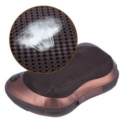 Покращена роликова подушка для масажу з підігрівом для тіла Massage Pillow Car and Home (R1275) в інтернет супермаркеті PbayMarket!