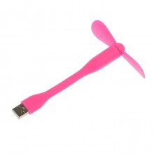 Портативний гнучкий USB вентилятор UKC Рожевий