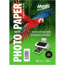 Фотопапір Magic Superior A5 200 г/м2 матовий Білий 100 шт