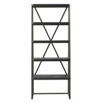 Стелаж для зберігання в стилі Loft Чорний NS-1876 1830x700x370 мм Стелаж для зберігання в стилі Loft Чорний NS-1876 1830x700x370 мм