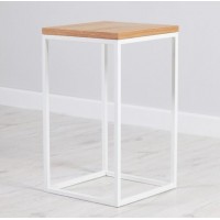 Приліжковий столик у стилі Loft NS-1473 630x350x350 мм Белый Приліжковий столик у стилі Loft NS-1473 630x350x350 мм Белый